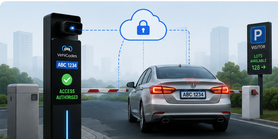 Pengesahan akses kenderaan melalui platform VehiCodes