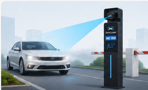Pengesanan kenderaan oleh kamera ANPR VehiCodes